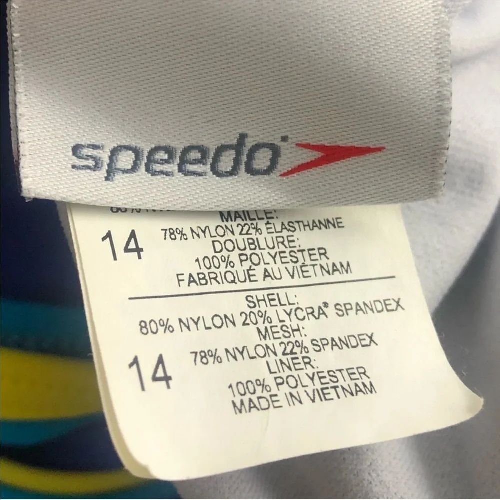 Speed Swimming One Piece Swimsuit